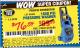 Harbor Freight Coupon 1650 PSI PRESSURE WASHER Lot No. 68333/69488 Expired: 7/13/15 - $76.54