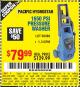 Harbor Freight Coupon 1650 PSI PRESSURE WASHER Lot No. 68333/69488 Expired: 11/7/15 - $79.99