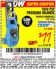 Harbor Freight Coupon 1650 PSI PRESSURE WASHER Lot No. 68333/69488 Expired: 11/30/16 - $77