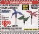 Harbor Freight Coupon 3 PIECE DECORATIVE SOLAR LED LIGHTS Lot No. 95588/69462/60561 Expired: 5/8/16 - $8.99