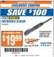 Harbor Freight ITC Coupon AIR NEEDLE SCALER Lot No. 96997 Expired: 10/10/17 - $19.99