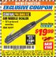 Harbor Freight ITC Coupon AIR NEEDLE SCALER Lot No. 96997 Expired: 11/30/17 - $19.99
