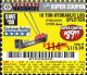 Harbor Freight Coupon 10 TON HYDRAULIC LOG SPLITTER Lot No. 62291/39981/67090 Expired: 7/12/17 - $89.99