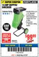 Harbor Freight Coupon 14 AMP ELECTRIC SHREDDER Lot No. 61714/69293 Expired: 4/1/18 - $100