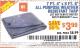 Harbor Freight Coupon 7 FT. 4" x 9 FT. 6" ALL PURPOSE WEATHER RESISTANT TARP Lot No. 877/69115/69121/69129/69137/69249 Expired: 2/2/16 - $3.99