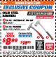 Harbor Freight ITC Coupon STEEL PROFESSIONAL HAMMERS Lot No. 60517/38383/61512/60518 Expired: 4/30/18 - $8.99