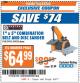 Harbor Freight ITC Coupon 1" X 5" COMBINATION BELT AND DISC SANDER Lot No. 34951/69033 Expired: 8/8/17 - $64.99