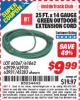 Harbor Freight ITC Coupon 25 FT. X 14 GAUGE GREEN OUTDOOR EXTENSION CORD Lot No. 60267/61862/62929/62930/62931/45283 Expired: 11/30/15 - $9.99