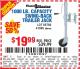 Harbor Freight Coupon 1000 LB. CAPACITY SWING-BACK TRAILER JACK Lot No. 41005/69780 Expired: 11/5/15 - $19.99