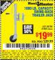 Harbor Freight Coupon 1000 LB. CAPACITY SWING-BACK TRAILER JACK Lot No. 41005/69780 Expired: 11/7/15 - $19.99