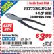 Harbor Freight ITC Coupon 9-1/2" WIRE CRIMPING TOOL Lot No. 36411 Expired: 11/30/15 - $3.99