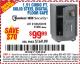 Harbor Freight Coupon 1.51 CUBIC FT. SOLID STEEL DIGITAL FLOOR SAFE Lot No. 61565/62678/91006 Expired: 8/25/15 - $99.99