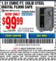 Harbor Freight Coupon 1.51 CUBIC FT. SOLID STEEL DIGITAL FLOOR SAFE Lot No. 61565/62678/91006 Expired: 1/31/16 - $99.99