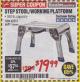 Harbor Freight Coupon STEP STOOL/WORKING PLATFORM Lot No. 66911/62515 Expired: 1/31/18 - $19.99