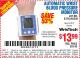 Harbor Freight Coupon AUTOMATIC WRIST BLOOD PRESSURE MONITOR Lot No. 67212/62220 Expired: 5/12/15 - $13.99
