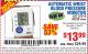 Harbor Freight Coupon AUTOMATIC WRIST BLOOD PRESSURE MONITOR Lot No. 67212/62220 Expired: 10/6/15 - $13.99