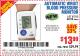 Harbor Freight Coupon AUTOMATIC WRIST BLOOD PRESSURE MONITOR Lot No. 67212/62220 Expired: 10/17/15 - $13.99