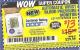Harbor Freight Coupon AUTOMATIC WRIST BLOOD PRESSURE MONITOR Lot No. 67212/62220 Expired: 2/2/16 - $13