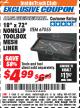 Harbor Freight ITC Coupon 18" x 72" NONSLIP TOOLBOX MESH LINER Lot No. 67055 Expired: 3/31/18 - $4.99