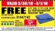 Harbor Freight FREE Coupon HFT 5 FT. 6 IN. X 7 FT. 6 IN. BLUE ALL-PURPOSE WEATHER-RESISTANT TARP Lot No. 953/69210 Expired: 4/1/18 - FWP