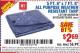 Harbor Freight Coupon HFT 5 FT. 6 IN. X 7 FT. 6 IN. BLUE ALL-PURPOSE WEATHER-RESISTANT TARP Lot No. 953/69210 Expired: 11/1/15 - $2.69