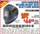 Harbor Freight Coupon AUTO-DARKENING WELDING HELMET WITH BLUE FLAME DESIGN Lot No. 91214/61610/63122 Expired: 7/1/15 - $44.99