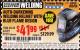 Harbor Freight Coupon AUTO-DARKENING WELDING HELMET WITH BLUE FLAME DESIGN Lot No. 91214/61610/63122 Expired: 2/28/17 - $41.99