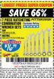 Harbor Freight Coupon 7 PIECE RATCHETING COMBINATION WRENCH SETS Lot No. 96654/61396/62571/95552/61400/62572 Expired: 1/2/17 - $16.99