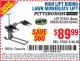 Harbor Freight Coupon HIGH LIFT RIDING LAWN MOWER/ATV LIFT Lot No. 61523/60395/62325/62493 Expired: 9/17/15 - $89.99