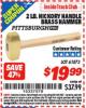 Harbor Freight ITC Coupon 2 LB. HICKORY HANDLE BRASS HAMMER Lot No. 61873 Expired: 4/30/16 - $19.99