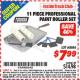 Harbor Freight ITC Coupon 11 PIECE PROFESSIONAL PAINT ROLLER SET Lot No. 60684 Expired: 4/30/16 - $7.99
