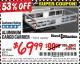 Harbor Freight Coupon 500 LB. CAPACITY ALUMINUM CARGO CARRIER Lot No. 92655/69688/60771 Expired: 3/31/15 - $69.99