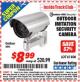 Harbor Freight ITC Coupon OUTDOOR IMITATION SECURITY CAMERA Lot No. 61806 Expired: 4/30/16 - $8.99