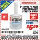 Harbor Freight ITC Coupon 5" X 1000 FT. HIGH PERFORMANCE STRETCH WRAP Lot No. 61519 Expired: 4/30/16 - $5.99