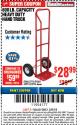 Harbor Freight ITC Coupon HEAVY DUTY HAND TRUCK Lot No. 62775/3163/62776/62973/95061 Expired: 3/8/18 - $28.99