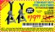 Harbor Freight Coupon 3 TON HEAVY DUTY STEEL JACK STANDS Lot No. 61196/62392/38846/69597 Expired: 4/18/15 - $19.99