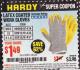 Harbor Freight Coupon HARDY LATEX COATED WORK GLOVES Lot No. 90909/61436/90912/61435/90913/61437 Expired: 2/28/17 - $1.49