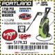 Harbor Freight Coupon 1750 PSI ELECTRIC PRESSURE WASHER Lot No. 63254/63255 Expired: 12/1/17 - $79.99