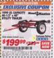 Harbor Freight ITC Coupon 1090 LB. CAPACITY UTILITY TRAILER Lot No. 62645/62665 Expired: 5/31/17 - $199.99