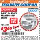 Harbor Freight ITC Coupon 7-1/4", 24 TOOTH FRAMING SAW BLADE Lot No. 62733 Expired: 8/31/17 - $3.99