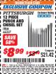 Harbor Freight ITC Coupon 12 PIECE PUNCH AND CHISEL SET Lot No. 56345/66337 Expired: 7/31/17 - $8.99