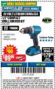Harbor Freight Coupon HERCULES 20 VOLT LITHIUM CORDLESS 1/2" COMPACT DRILL/DRIVER KIT Lot No. 63381 Expired: 11/22/17 - $89.99