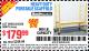 Harbor Freight Coupon HEAVY DUTY PORTABLE SCAFFOLD Lot No. 63050/63051/69055/98979 Expired: 8/8/15 - $179.99
