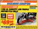 Harbor Freight ITC Coupon 1250 LB. CAPACITY LOW PROFILE MOTORCYCLE DOLLY Lot No. 95896 Expired: 11/30/17 - $69.99
