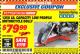 Harbor Freight ITC Coupon 1250 LB. CAPACITY LOW PROFILE MOTORCYCLE DOLLY Lot No. 95896 Expired: 3/31/18 - $79.99