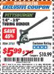 Harbor Freight ITC Coupon 1/4" - 3/8" TUBING BENDER Lot No. 3755 Expired: 8/31/17 - $5.99
