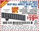 Harbor Freight Coupon 13 PIECE 1/2" DRIVE DEEP WALL IMPACT SOCKET SETS Lot No. 69560/67903/69280/69333/69561/67904/69279/69332 Expired: 7/2/15 - $19.99