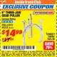 Harbor Freight ITC Coupon 8" THREE-JAW GEAR PULLER Lot No. 63952/69224 Expired: 10/31/17 - $14.99