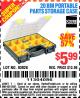 Harbor Freight Coupon 20 BIN PORTABLE PARTS STORAGE CASE Lot No. 62778/93928 Expired: 5/2/15 - $5.99