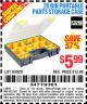 Harbor Freight Coupon 20 BIN PORTABLE PARTS STORAGE CASE Lot No. 62778/93928 Expired: 6/13/15 - $5.99
